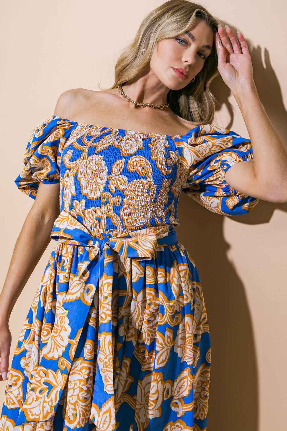 RUN TOWARDS LOVE POPLIN ANKLE DRESS Flying Tomato